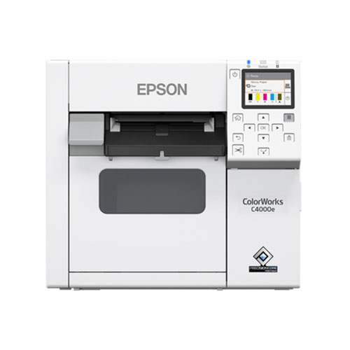 Imprimante d'étiquettes Epson C4000e de face
