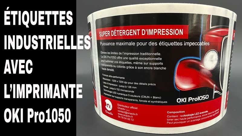 Video OKI Pro1050 impression industielle