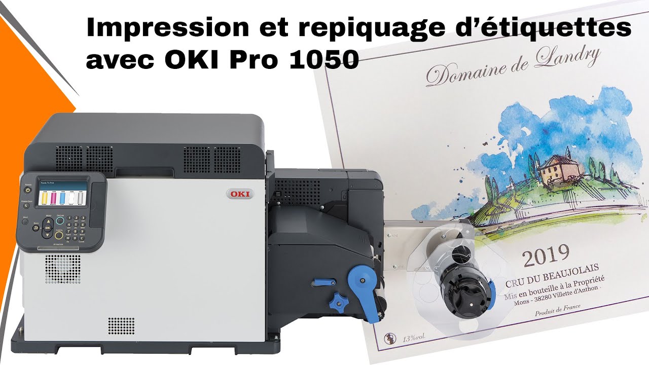 Tutoriel: repiquage d'étiquettes avec OKI Pro1050